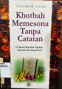 Image of Khotbah Memesona Tanpa Catatan