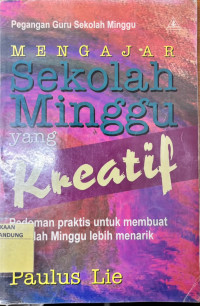Image of Mengajar Sekolah Minggu Yang Kreatif