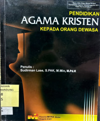 Image of Pendidikan Agama Kristen Kepada Orang Dewasa